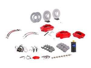 ES#2593853 - 99635142511987KT - ECS Brake Upgrade Kit - Front And Rear - Increase your car's braking capacity with genuine 987S components - Assembled By ECS - Porsche
