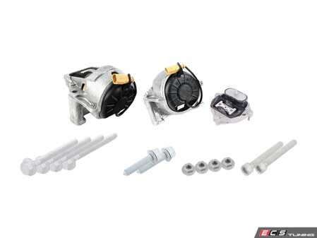 ES#2762513 - 8R0199381ARKT - Drivetrain Mount Kit  - Reduce excessive vibrations with new engine & transmission mounts with related hardware - Genuine Volkswagen Audi - Audi