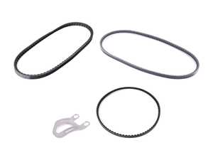 ES#4818707 - e30m3bltsrvKT - Accessory Belt Service Kit - Includes all accessory belts and adjusting bar. - Assembled By ECS - BMW