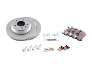 ES#4656857 - 95535240131RKT1 - Rear Brake Service Kit - Featuring Zimmerman rotors, and Pagid pads - Assembled By ECS - Porsche