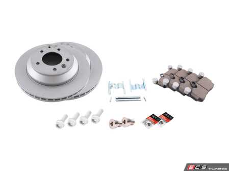 ES#4656857 - 95535240131RKT1 - Rear Brake Service Kit - Featuring Zimmerman rotors, and Pagid pads - Assembled By ECS - Porsche
