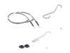 ES#2966573 - 1K0609639KT1 - Parking Brake Refresh Kit - Everything you need to keep your ride parked - Genuine Volkswagen Audi - Volkswagen
