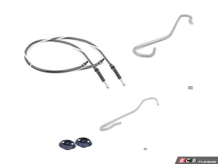 ES#2966573 - 1K0609639KT1 - Parking Brake Refresh Kit - Everything you need to keep your ride parked - Genuine Volkswagen Audi - Volkswagen