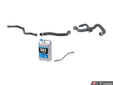 ES#2777462 - 2045012782KT - Radiator Hose Replacement Kit - Includes Upper And Lower Radiator Hoses, Breather Hose And Coolant - Genuine Mercedes Benz - Mercedes Benz