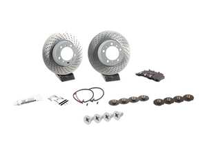ES#4643761 - 99635240502KT4 - Rear Brake Service Kit - Featuring Genuine Porsche rotors, and Genuine Porsche pads - Genuine Porsche - Porsche
