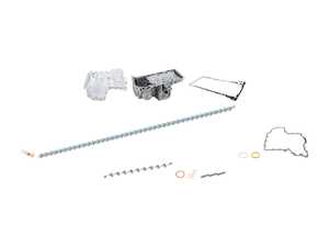 ES#4759574 - 11137621072KT - Upper & Lower Oil Pan Kit - Assembled By ECS - BMW