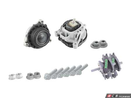 ES#4148259 - 22116787659KT - Motor And Transmission Mount Kit - Includes all mounting hardware - Assembled By ECS - BMW