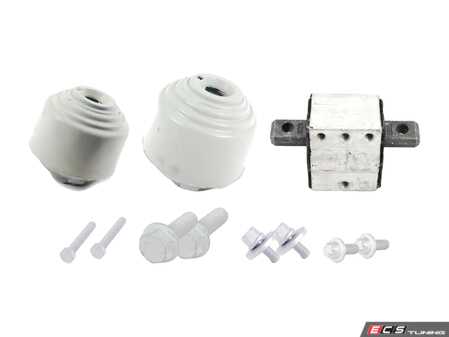 ES#2784354 - 2112402617KT5 - Drivetrain Mount Kit - Includes both engine mounts and transmission mount with hardware - Assembled By ECS - Mercedes Benz