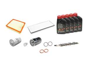 ES#2678562 - 068115561BKT -  40k Service Kit - Large Size Oil Filter - Everything you need to perform the recommended 40k mile service - Genuine Volkswagen Audi - Audi