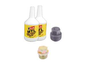 ES#4820627 - E2XMMTSKT1 - Manual Transmission Service Kit - Includes the fluid and plugs needed to replace your manual transmission's fluid - Featuring Redline MTL fluid and Genuine BMW drain/fill plugs - Assembled By ECS - BMW