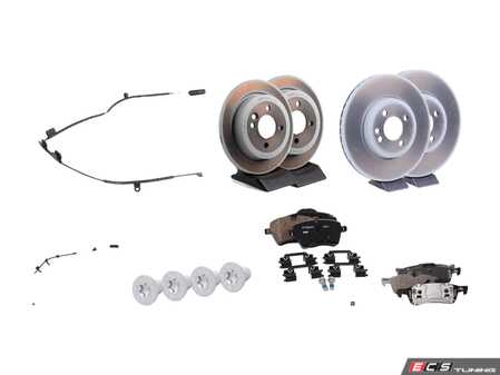 ES#4352123 - 34116768933KT15 - Front & Rear Brake Service Kit - All you need to replace your brake pads and rotors - Genuine MINI - MINI