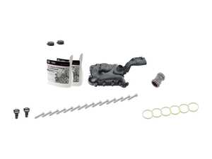 ES#4920494 - 06E103547AFKT - Ultimate Pressure Control Valve (PCV) Service Kit - Comprehensive kit includes new oil separator, supercharger gaskets, vent tube o-rings, and ECS coolant bleeder screw kit. - Assembled By ECS - Audi