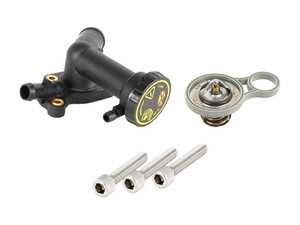 ES#3177564 - 11537829959kt3 - Thermostat Replacement Kit - Thermostat housing and thermostat kit with bolts : Cooper - Assembled By ECS - MINI