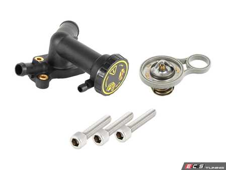 ES#3177564 - 11537829959kt3 - Thermostat Replacement Kit - Thermostat housing and thermostat kit with bolts : Cooper - Assembled By ECS - MINI