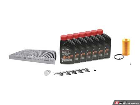 ES#2996965 - 06D115562KT14 - 40K Service Kit  - Featuring genuine oil, filters, and spark plugs - Genuine Volkswagen Audi - Volkswagen