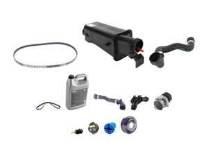 ES#2836887 - ecse461711-3ktKT - ECS Cooling System Refresh Kit - Level 2 - A more advanced refresh kit - with aftermarket components, featuring an ECS Aluminum Pulley and GEBA Water Pump - Genuine BMW - BMW