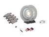 ES#4643480 - 1644231212KT10 - Rear Brake Service Kit - Featuring Brembo rotors, and Brembo Ceramic pads - Assembled By ECS - Mercedes Benz