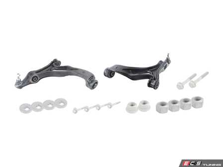 ES#3647643 - 95534101733KT1 - 18 Piece Front Lower Control Arm Kit With Hardware - Everything you need to replace your two lower front control arms - Assembled By ECS - Porsche