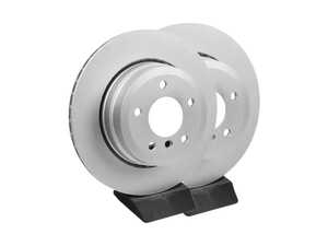 ES#4668951 - 34216864053-P - Rear V5 Plain Brake Rotors - Set (320x20) - Precision manufactured and featuring a GeoSpec corrosion-resistant coating - ECS - BMW