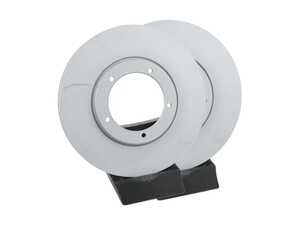 ES#2539443 - 91135104122KT - Front Brake Rotors - Pair 11.12" (282.5mm) - Front axle fitment - Both left and right - Zimmermann - Porsche