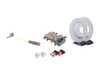 ES#2807161 - 2044231512KT4 - Rear Brake Service Kit  - Featuring Genuine Mercedes-Benz Rotors and Akebono-Euro Ceramic Pads - Assembled By ECS - Mercedes Benz