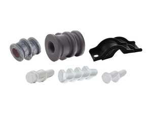 ES#2771945 - 2013232340KT2 - Front Sway Bar Installation Kit - Includes new brackets, bushings, end links, and hardware - Assembled By ECS - Mercedes Benz