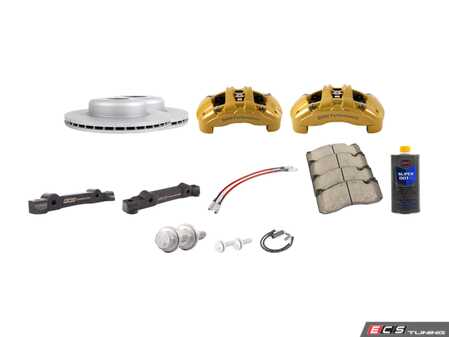 ES#4883683 - 000249ECS03KT - ECS 6-Piston Front Big Brake Kit (338x26) - Featuring Zimmermann blank rotors - Assembled By ECS - BMW