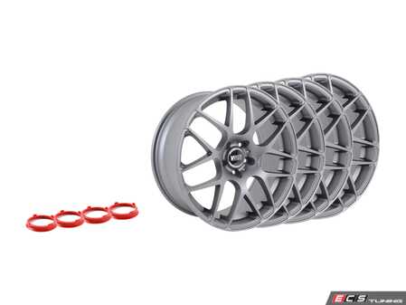 ES#2972510 - V710FFMGkt2 - 19" V710 Flow Form - Set Of Four  - 19"X8.5" ET45 5x112 - Matte Graphite - VMR - Audi Volkswagen