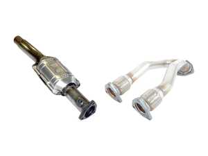 ES#3177553 - 251236KT - 2.0" Downpipe -  With High-Flow Catalytic Converter - Stainless steel downpipe to unlock engine potential - Techtonics Tuning - Volkswagen