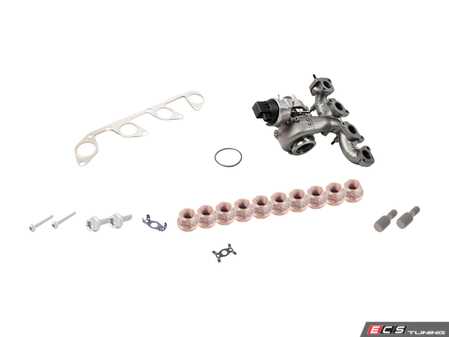 ES#5424528 - 03L2530561KT - Turbocharger With ECS Installation Kit - Restore your boost levels and get going! - Assembled By ECS - Audi Volkswagen