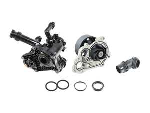 ES#4810744 - 11515a444f4KT - Water Pump & Thermostat Kit - Includes a new water pump, heat management module, coolant outlet pipe, and all new o-ring seals - Genuine BMW - 