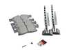 ES#4667281 - 1664211400KT1 - Front Brake Service Kit - Featuring Zimmerman Coated Rotors & Textar pads - Assembled By ECS - Mercedes Benz