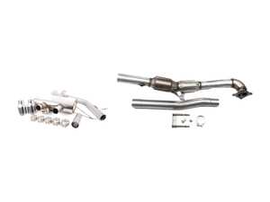 ES#3187754 - SSXVW162TBKT - MK6 Golf R 2.75" Turbo Back Exhaust System - Non-Resonated - Get that Exhaust tone you've been looking for! Features 2.75" cat-back construction with 4" Polished "GT100" style tips, and a 3" downpipe with a high-flow cat - Milltek Sport - Volkswagen
