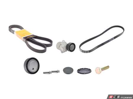 ES#4818739 - 11281437369KT - Accessory Belt Service Kit - Everything you need to service your belt drive system using high quality aftermarket components - Assembled By ECS - BMW