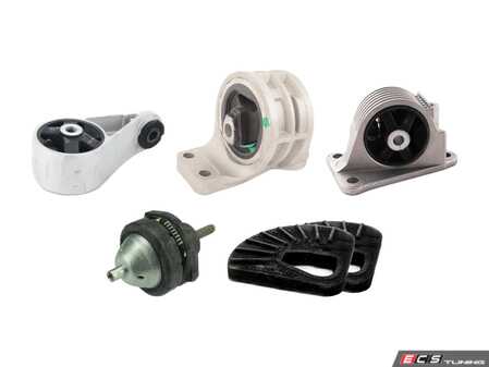 ES#2593537 - 22116756405KT4 - Drivetrain Mount Kit - Complete engine / drivetrain mount replacement kit - Assembled By ECS - MINI