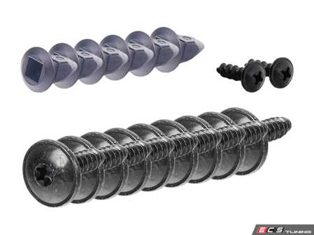 ES#2763225 - N90775001TTKT1 - Rear Fender Liner Hardware Kit - Avoid losing a fender liner, get all the hardware to keep it in place. - Assembled By ECS - Audi