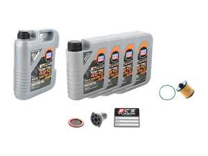 ES#4758755 - 1771805500KT1 - Liqui Moly Top Tec 4210 Oil Service Kit (0w-30) - Includes Purflux filter and Liqui Moly Top Tec 4210 MB 229.5 Spec oil - Assembled By ECS - Mercedes Benz