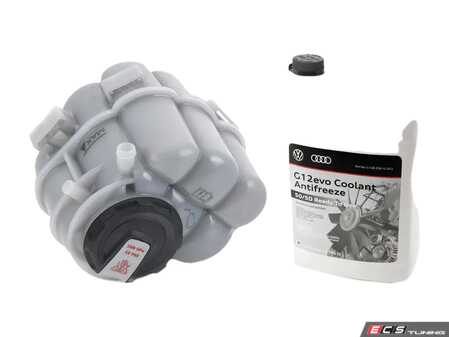 ES#4810246 - 8W1121405N3KT - Expansion Tank Replacement Kit - Freshen up your engine bay! - Assembled By ECS - Audi