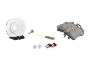 ES#2762643 - 2034210312KT1 - Front Brake Service Kit - Non Sport - Featuring Meyle rotors and OP Parts pads - Assembled By ECS - Mercedes Benz