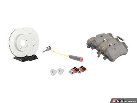 ES#2762643 - 2034210312KT1 - Front Brake Service Kit - Non Sport - Featuring Meyle rotors and OP Parts pads - Assembled By ECS - Mercedes Benz