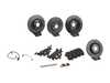 ES#4883681 - 8W0615301P5KT - Performance Front And Rear Brake Service Kit - With ECS V5 dimpled/drilled & slotted rotors and ECS EP24 Enthusiast Performance brake pads - Assembled By ECS - Audi