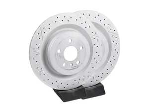 ES#4698433 - 1664230512KT - Rear Brake Rotors - Pair (345x26mm) - does not include rotor secure screws - Genuine Mercedes Benz - Mercedes Benz