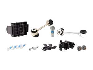 ES#2772124 - 2103230440KT12 - Front Sway Bar Installation Kit - Includes new bushings, brackets, hardware, shims and end links - Assembled By ECS - Mercedes Benz