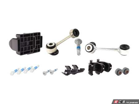 ES#2772124 - 2103230440KT12 - Front Sway Bar Installation Kit - Includes new bushings, brackets, hardware, shims and end links - Assembled By ECS - Mercedes Benz