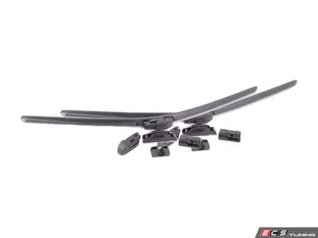 ES#3449145 - HBBKKT2 - Cleantech Wiper Blade Set - Feature graphite natural rubber and easy-change connectors - Hella - Audi