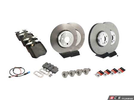 ES#4842796 - b34116875283KT1 - Brembo Front & Rear Brake Service Kit - Includes everything necessary to replace your front & rear brakes - 374x36mm Front Rotors & 345x24mm Rear Rotors - Brembo - BMW
