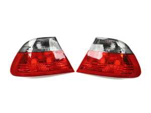 ES#4716248 - anz221202 - Anzo BMW Taillights - 3 Series E46 Sedan Pre-LCI - Red/Smoke - Coupe Only - Plug and play red and Smoked housings for a unique look and improved visibility. Select your favorite bulbs! - Anzo - BMW