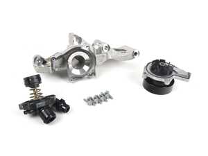 ES#5396629 - 11518601366 - Coolant Pump With Thermostat And Support PA1598BH - Attaches to the side of the engine and pumps the coolant - Saleri - MINI