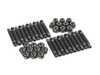 ES#3552560 - LS066060R14 - Competition Wheel Stud Conversion Kit - Steel Ball Seat Nuts - 60mm Front / 60mm Rear - Set of 20 Black Zinc coated studs and steel R14 ball seat lug nuts - Rennline - Porsche