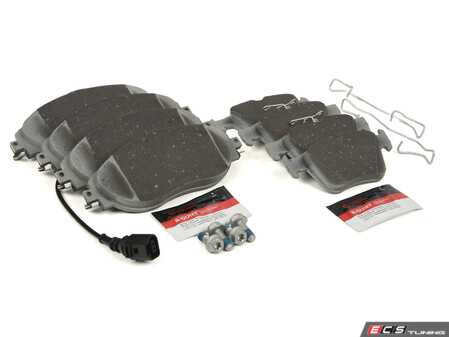 ES#5433226 - mqbnaofrKT - Front & Rear Premium Ceramic OE Equivalent Pad - Brembo NAO Ceramic pads are designed to deliver improved comfort and reduced pad wear - Brembo - Volkswagen